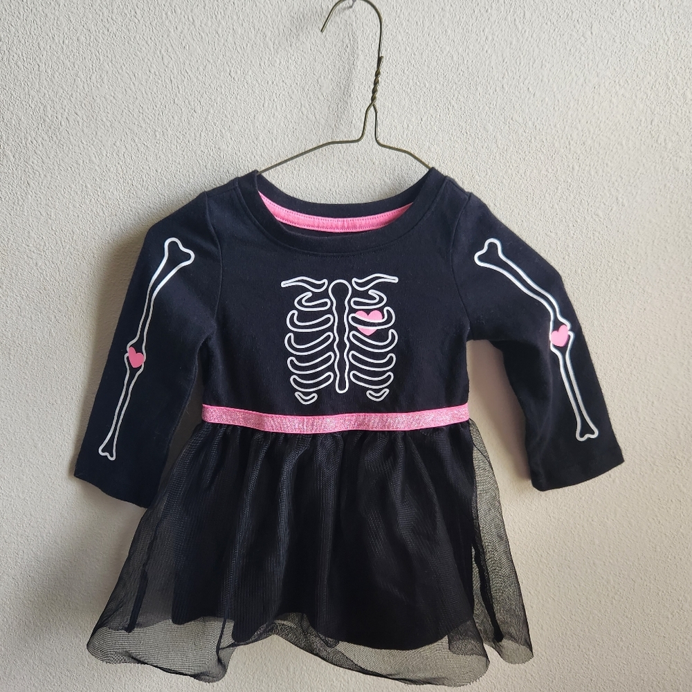 Baby Halloween Skeleton Dress